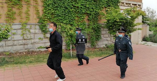 虢国博物馆举行反恐防暴演练